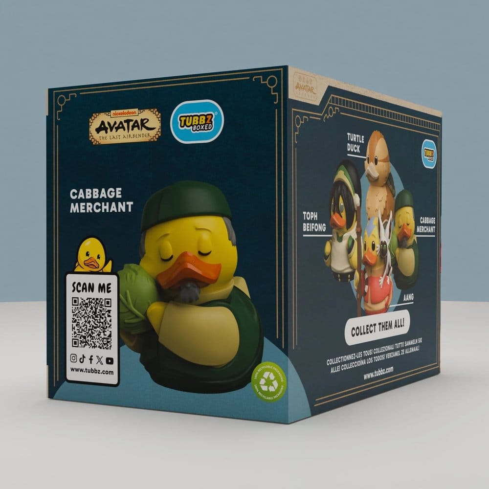 Avatar Der Herr der Elemente Tubbz PVC Figur Cabbage Merchant Boxed Edition 10 cm Image 2