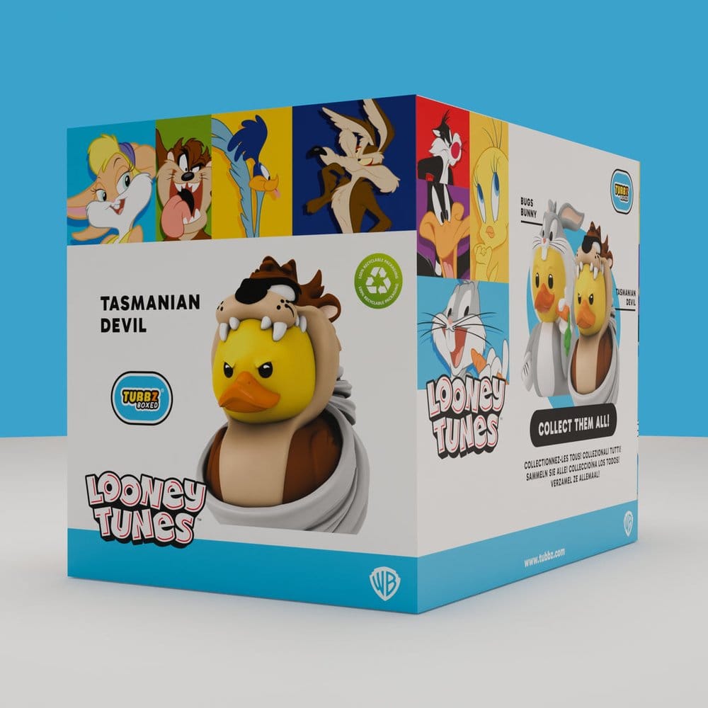Looney Tunes Tubbz PVC Figur Taz der tasmanische Teufel Boxed Edition 10 cm Image 2