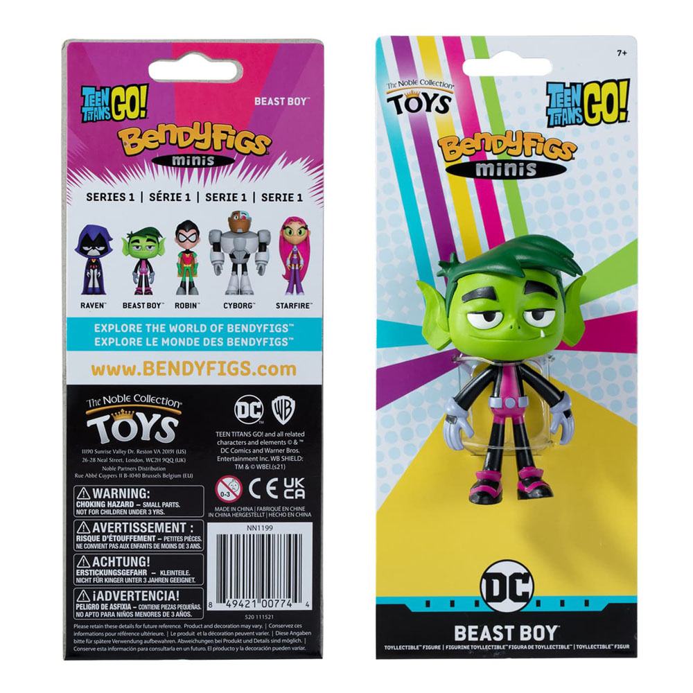 Teen Titans Go! Bendyfigs Biegefigur Beast Boy 9 cm Image 2