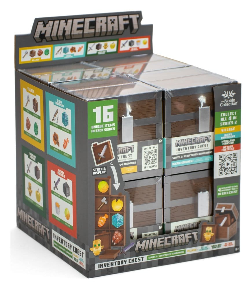 Minecraft Minifiguren Loot Chest Series 2 Blind Box Display (16) Image