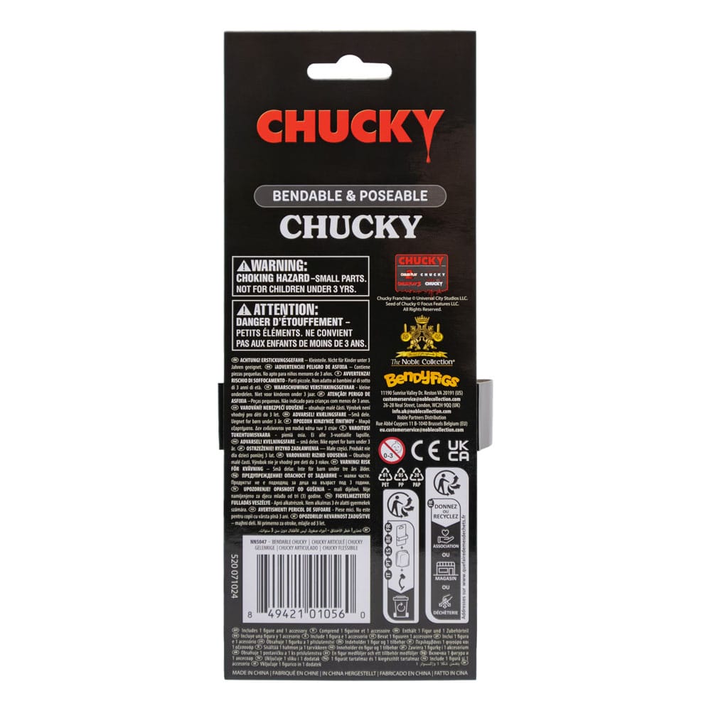 Chucky Die Mörderpuppe Bendyfigs Biegefigur Chucky 14 cm Image 2