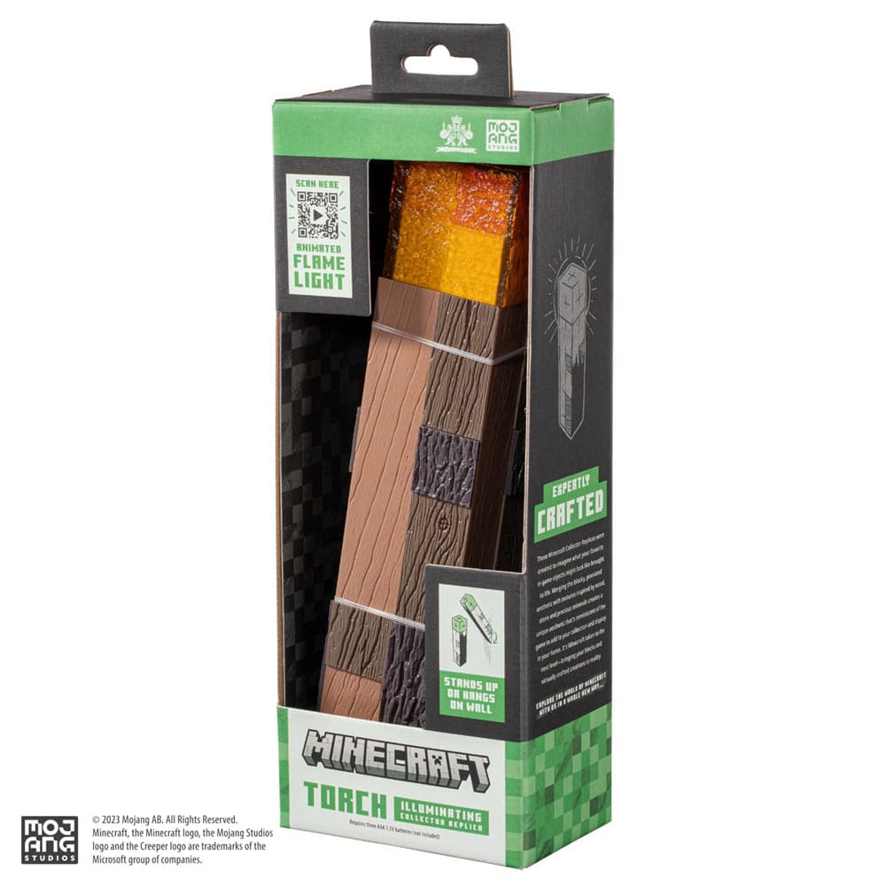 Minecraft Replik Illuminating Torch 25 cm Image 3