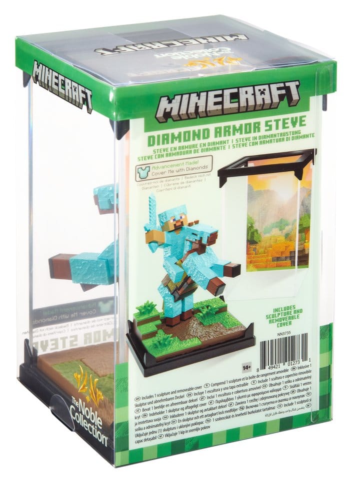 Minecraft Figur Diorama Diamond Armor Steve und Pferd 18 cm Image 6