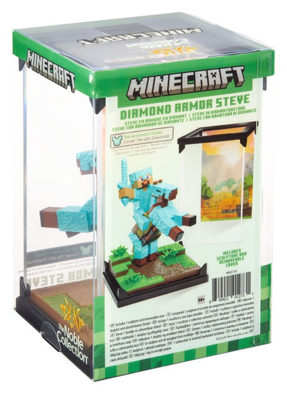 Minecraft Figur Diorama Diamond Armor Steve und Pferd 18 cm Image 6