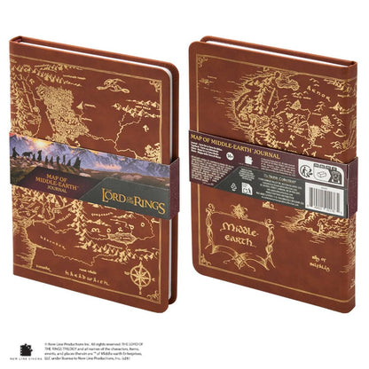 Der Herr der Ringe Tagebuch Map of Middle-Earth 240 Seiten Image 3