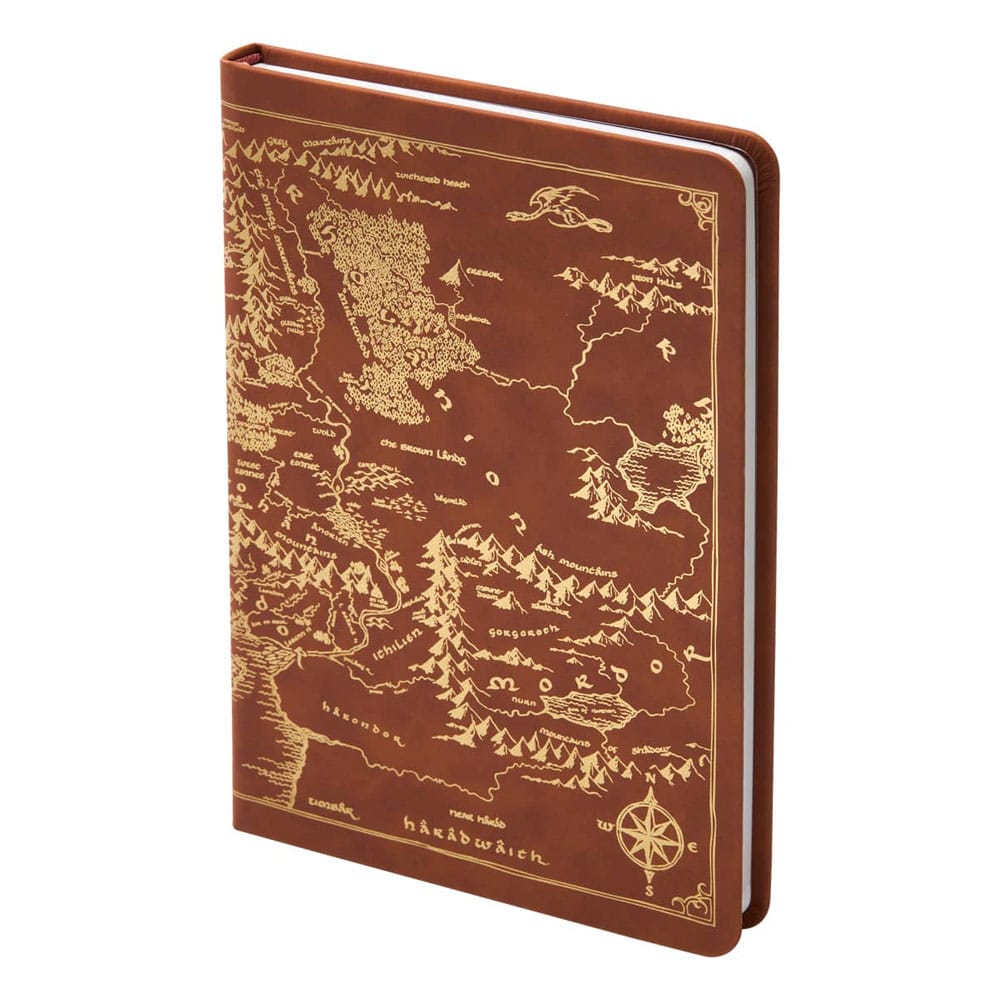 Der Herr der Ringe Tagebuch Map of Middle-Earth 240 Seiten Image 1