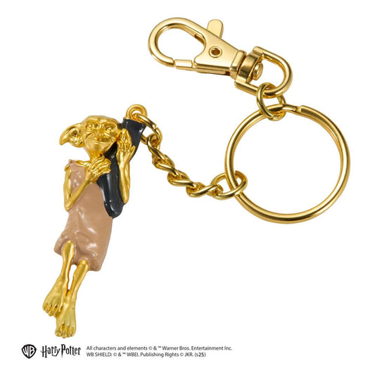 Harry Potter Metall Schlüsselanhänger Dobby goldfarben 11 cm Image 1
