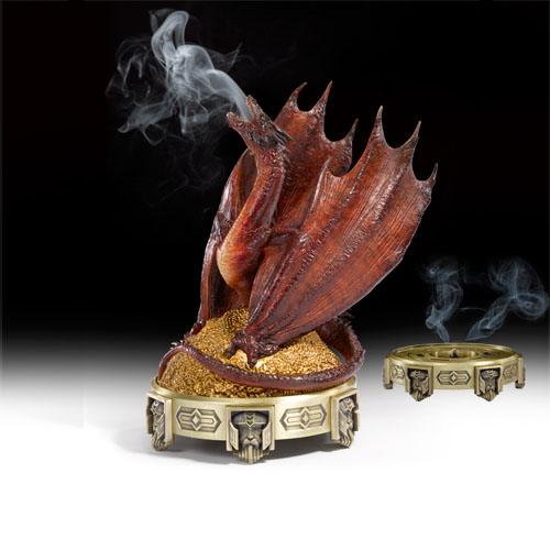 Der Hobbit Smaugs Einöde Statue mit Räuchereinsatz Smaug 25 cm Image 2