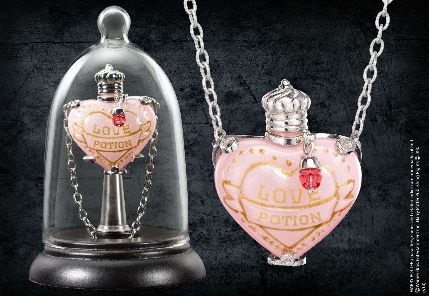 Harry Potter Anhänger mit Kette und Schmuckvitrine Love Potion Image