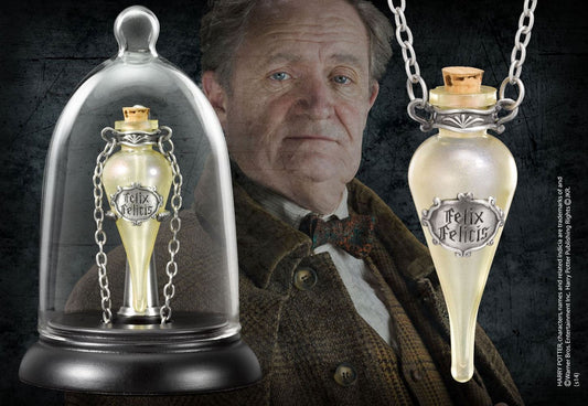 Harry Potter Anhänger mit Kette und Schmuckvitrine Felix Felicis Image