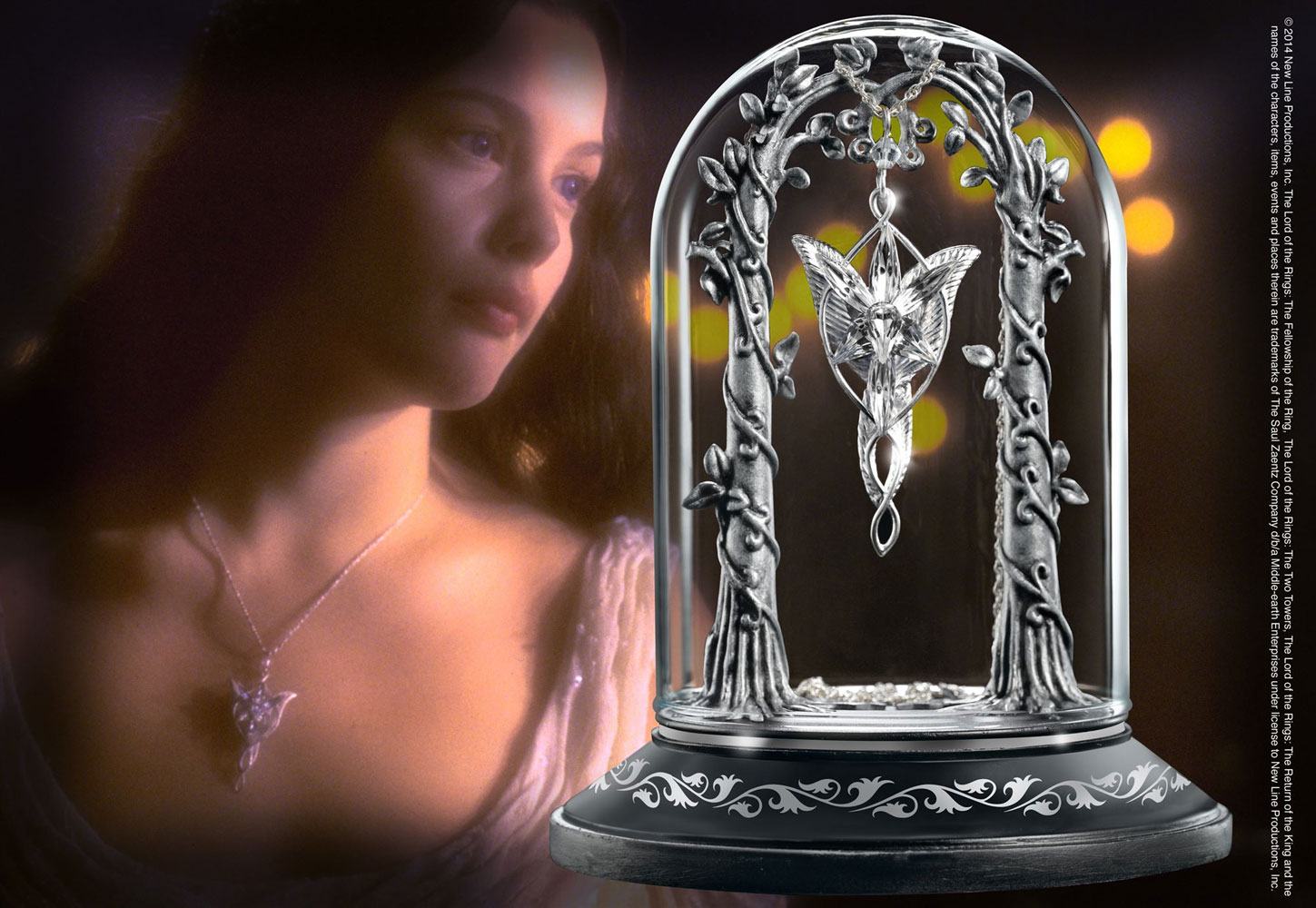 Herr der Ringe Schmuckvitrine fuer Arwens Abendstern Image
