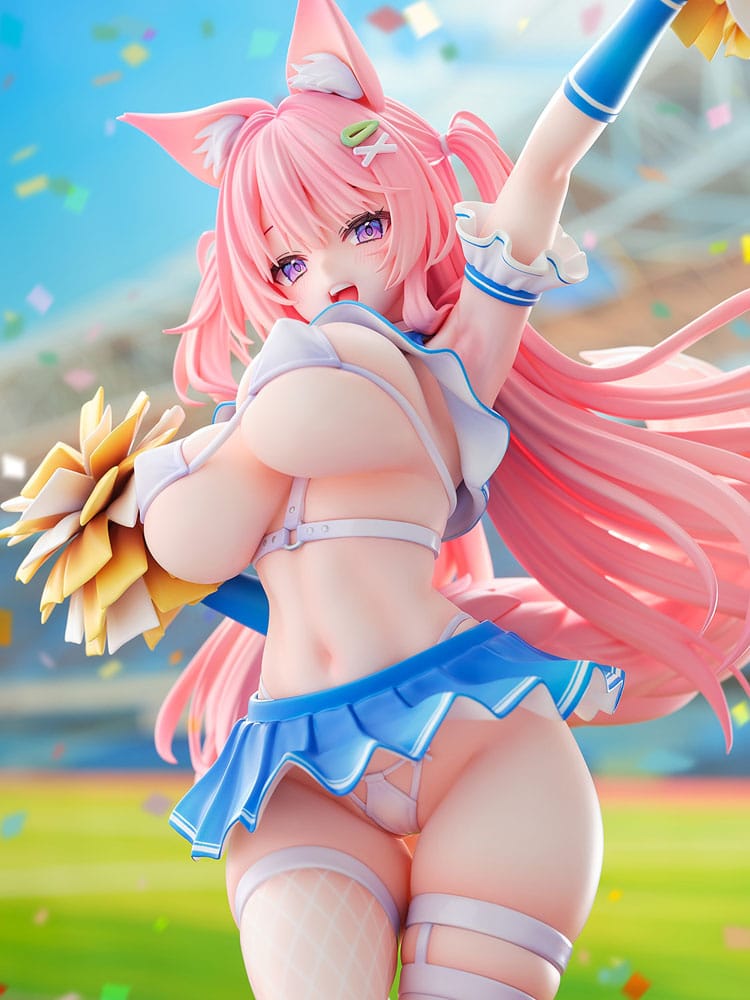 Original Character Statue 1/5 Kemomimi Cheer Girl illustration by Yatanuki Kei 35 cm Image 4