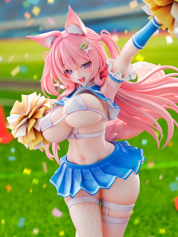 Original Character Statue 1/5 Kemomimi Cheer Girl illustration by Yatanuki Kei 35 cm Image 5
