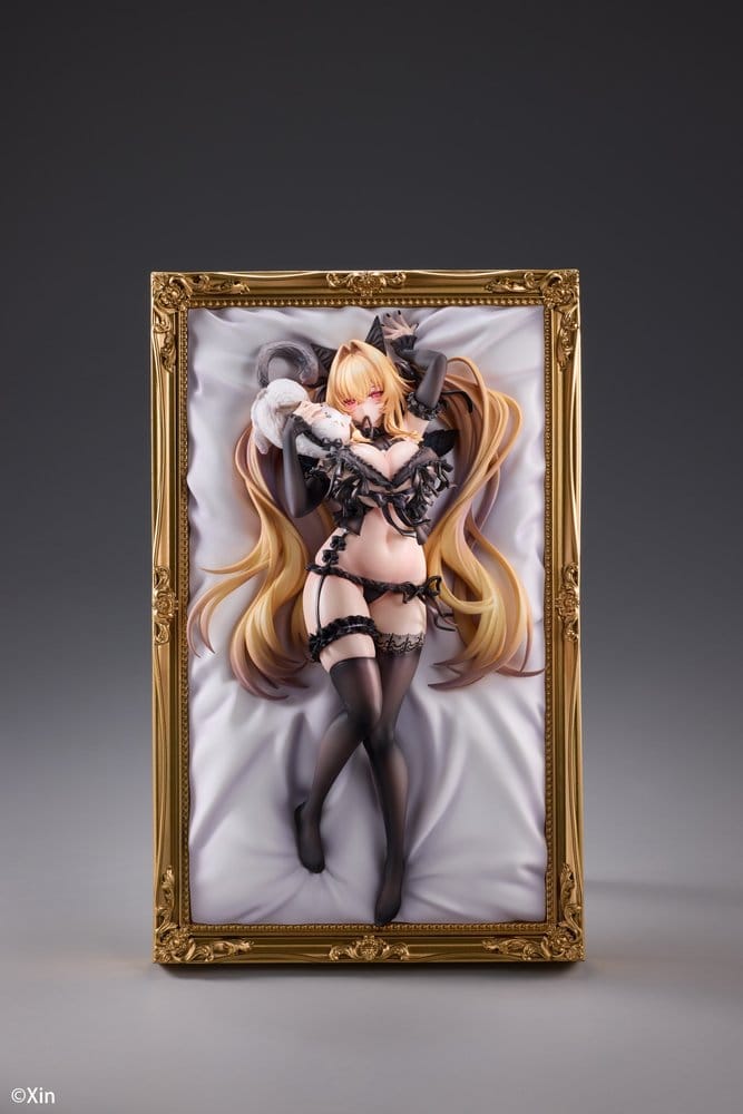 Original Character PVC Figur 1/7 Stella Black Cat Ver. Deluxe Edition 27 cm Image 1