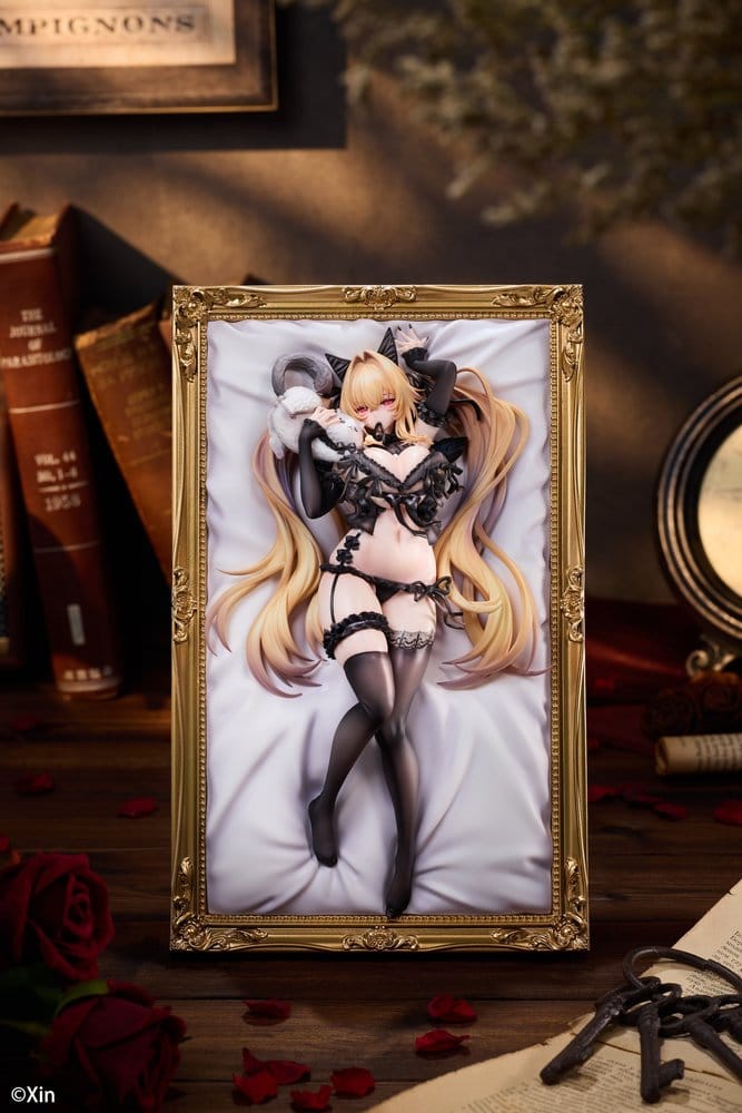 Original Character PVC Figur 1/7 Stella Black Cat Ver. Deluxe Edition 27 cm Image 4