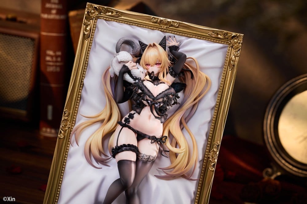 Original Character PVC Figur 1/7 Stella Black Cat Ver. Deluxe Edition 27 cm Image 5