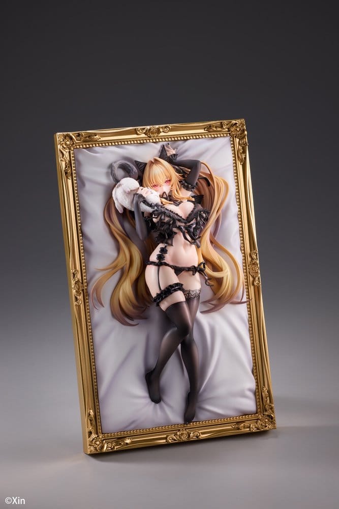 Original Character PVC Figur 1/7 Stella Black Cat Ver. Deluxe Edition 27 cm Image 14