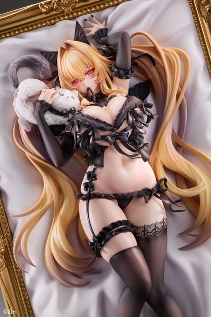 Original Character PVC Figur 1/7 Stella Black Cat Ver. Deluxe Edition 27 cm Image 15