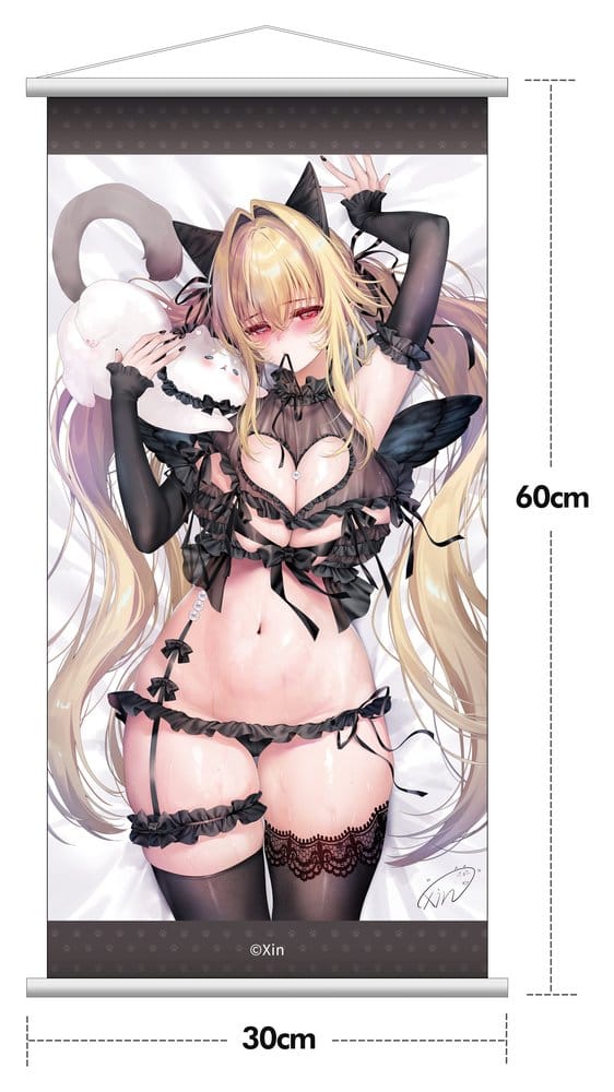Original Character PVC Figur 1/7 Stella Black Cat Ver. Deluxe Edition 27 cm Image 19