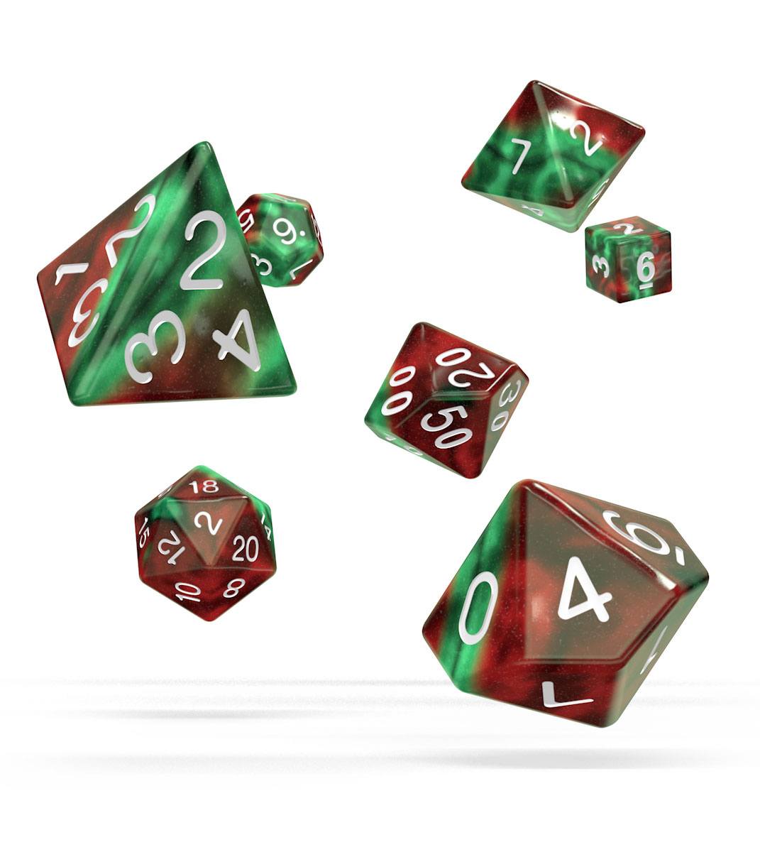 Oakie Doakie Dice Würfel RPG-Set Gemidice - Bloody Jungle (7) Image 1