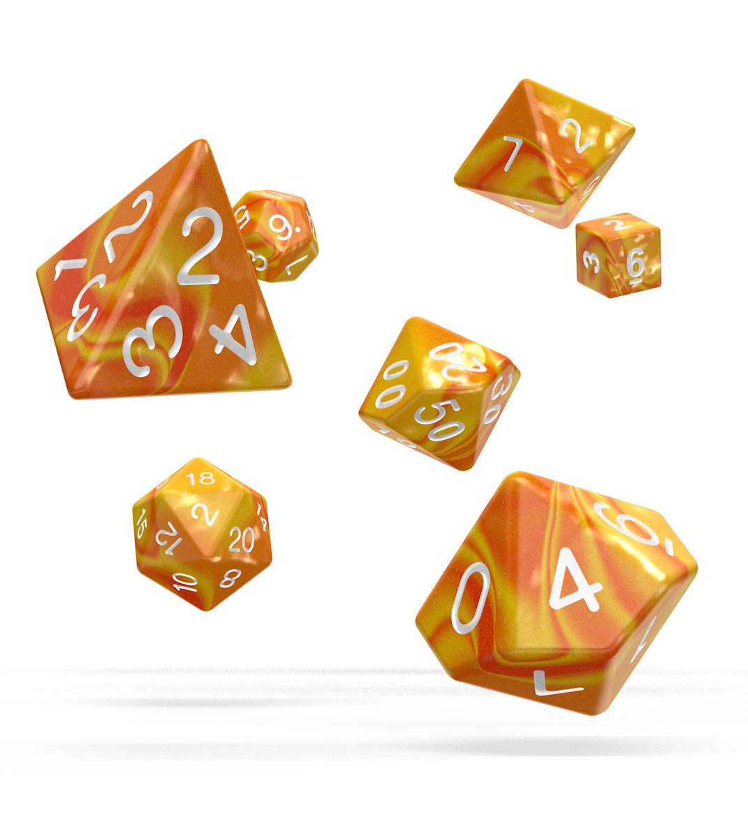 Oakie Doakie Dice Würfel RPG-Set Gemidice - Sunstone (7) Image 1