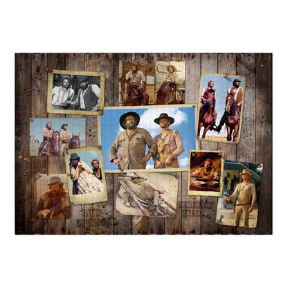 Bud Spencer & Terence Hill Puzzle Western Photo Wall (1000 Teile) Image 1