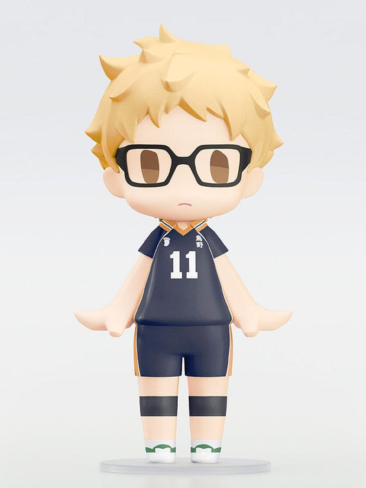Haikyu!! HELLO! GOOD SMILE Actionfigur Kei Tsukishima 10 cm Image 2