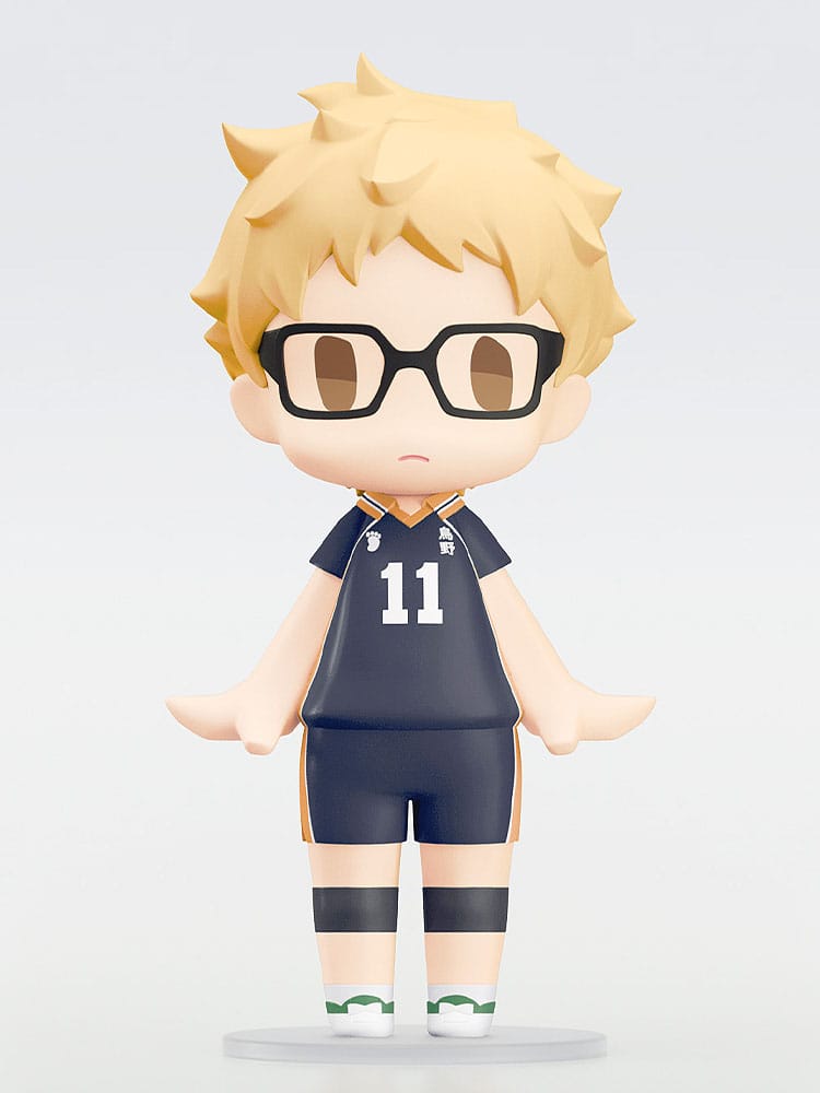 Haikyu!! HELLO! GOOD SMILE Actionfigur Kei Tsukishima 10 cm Image 2