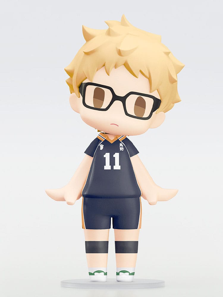 Haikyu!! HELLO! GOOD SMILE Actionfigur Kei Tsukishima 10 cm Image 3