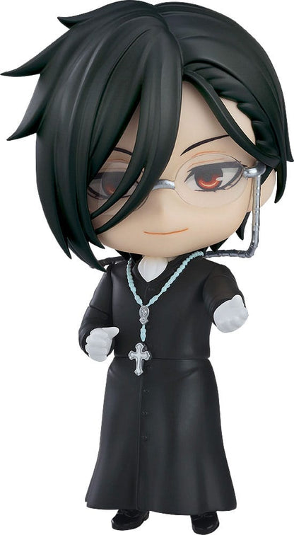 Black Butler: Boarding School Arc Nendoroid Actionfigur Sebastian Michaelis: Sapphire Owl Ver. 10 cm Image 1