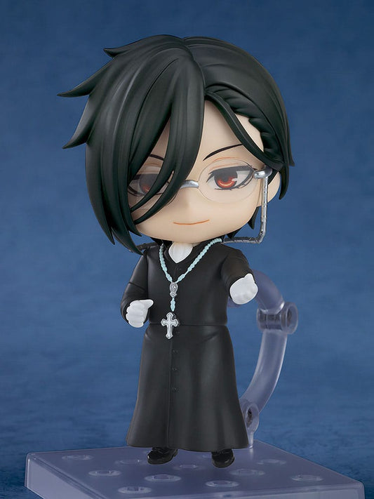 Black Butler: Boarding School Arc Nendoroid Actionfigur Sebastian Michaelis: Sapphire Owl Ver. 10 cm Image 2