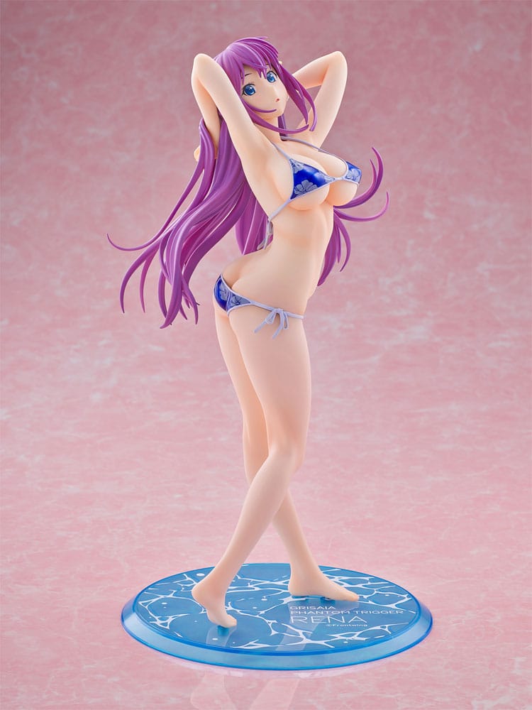 Grisaia Phantom Trigger PVC Statue 1/6 Rena Fukami Metallic Blue Ver. 28 cm Image 1