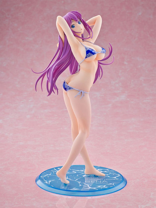 Grisaia Phantom Trigger PVC Statue 1/6 Rena Fukami Metallic Blue Ver. 28 cm Image 1