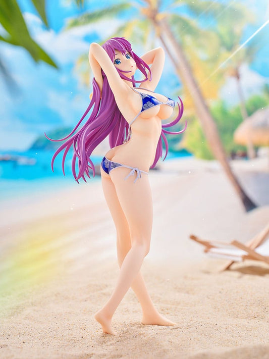 Grisaia Phantom Trigger PVC Statue 1/6 Rena Fukami Metallic Blue Ver. 28 cm Image 2