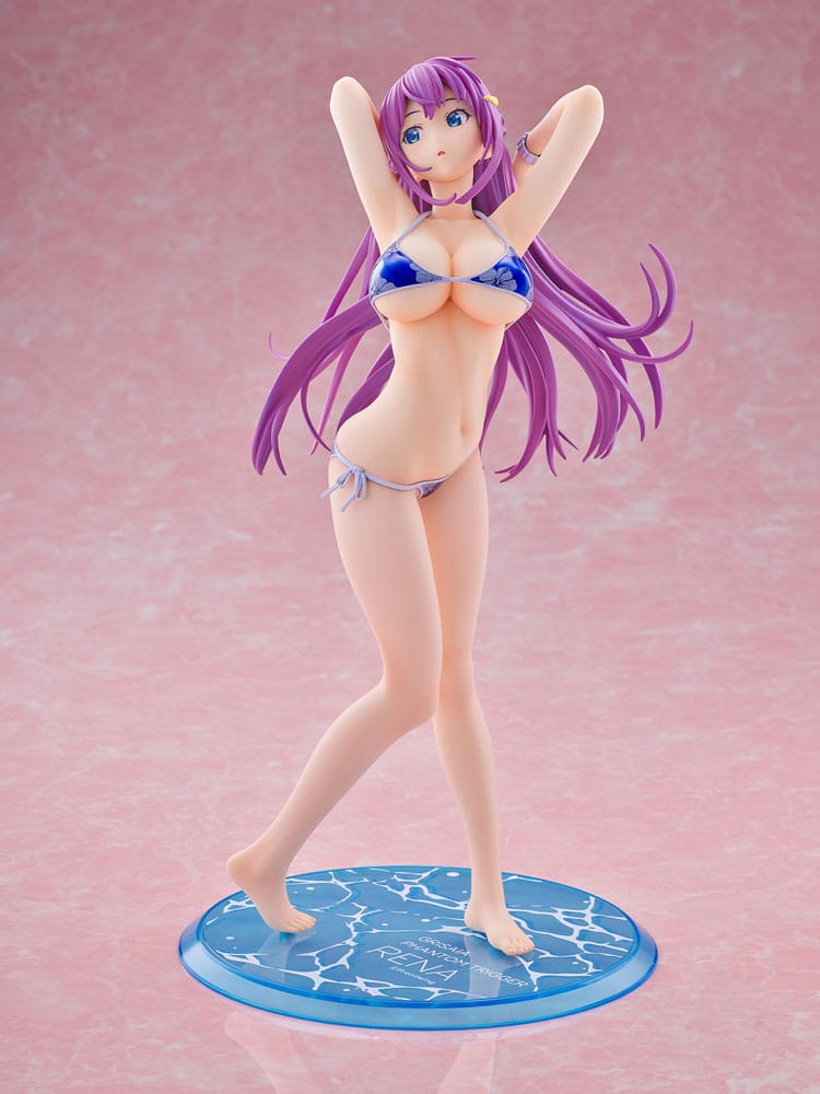 Grisaia Phantom Trigger PVC Statue 1/6 Rena Fukami Metallic Blue Ver. 28 cm Image 3