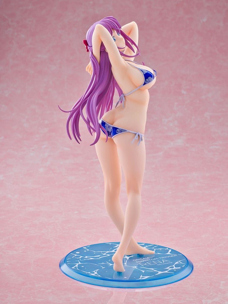Grisaia Phantom Trigger PVC Statue 1/6 Rena Fukami Metallic Blue Ver. 28 cm Image 6