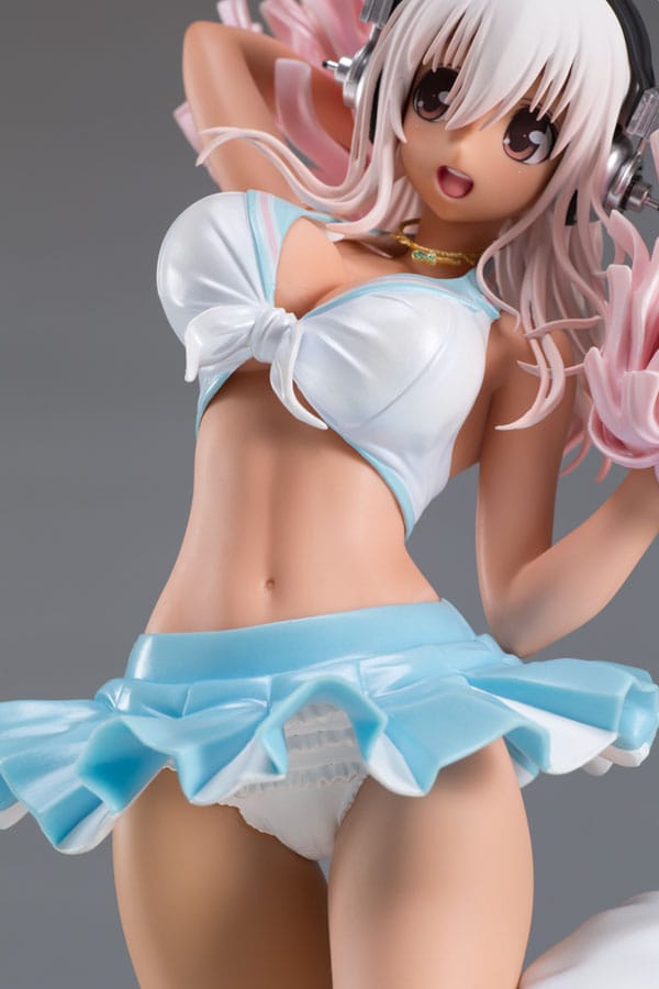 Super Sonico PVC Statue 1/6 Super Sonico Cheer Girl Sunkissed Ver. 30 cm Image 9