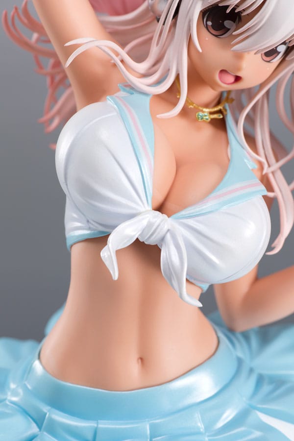 Super Sonico PVC Statue 1/6 Super Sonico Cheer Girl Sunkissed Ver. 30 cm Image 10