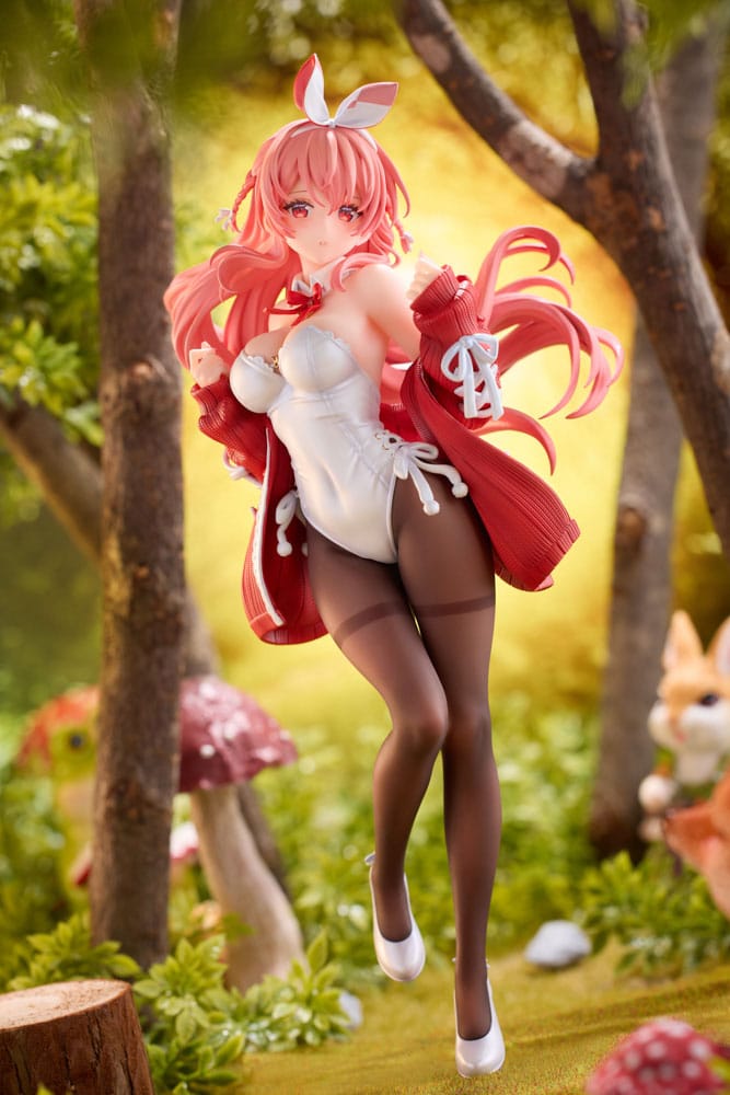 Original Character PVC Statue 1/7 White Rabbit Illustrated by Rosuuri Deluxe Version 24 cm Image 3