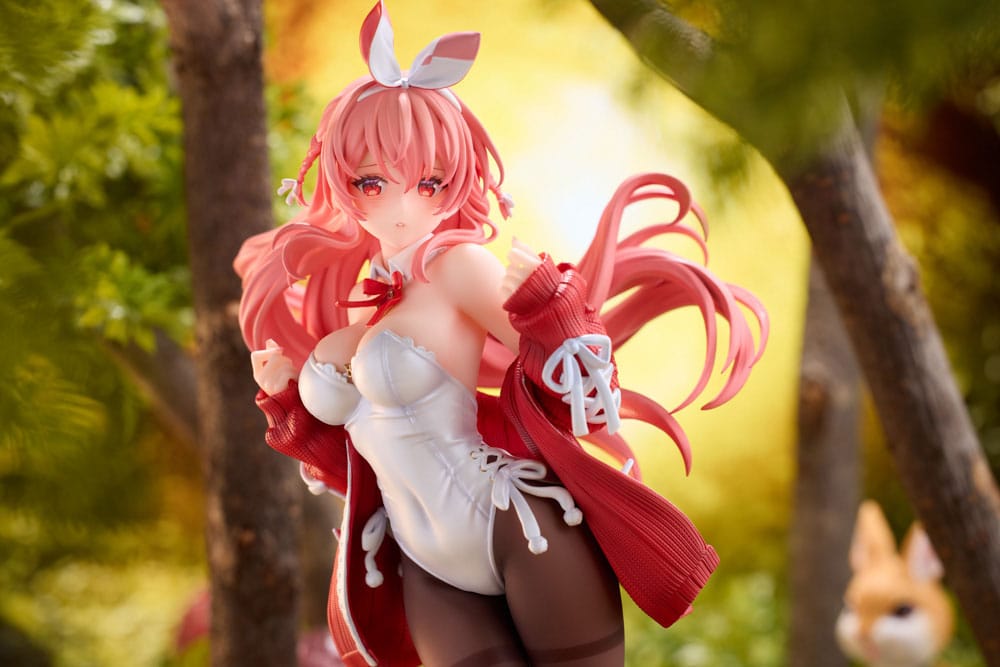 Original Character PVC Statue 1/7 White Rabbit Illustrated by Rosuuri Deluxe Version 24 cm Image 6