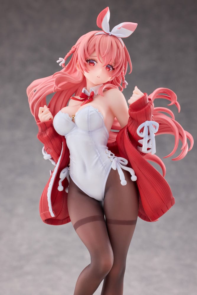 Original Character PVC Statue 1/7 White Rabbit Illustrated by Rosuuri Deluxe Version 24 cm Image 9