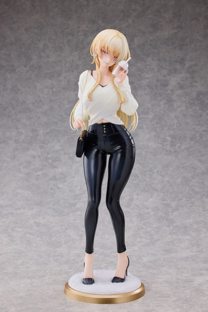 Original Character Statue 1/4 Aoi Koigakubo Illustrated by Fujiko Leather Pants Deluxe Edition 42 cm Image 2