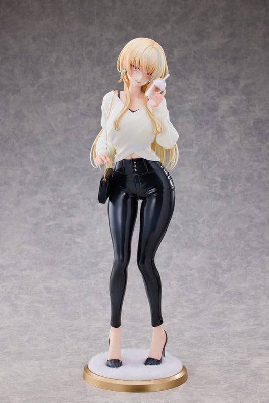 Original Character Statue 1/4 Aoi Koigakubo Illustrated by Fujiko Leather Pants Deluxe Edition 42 cm Image 2