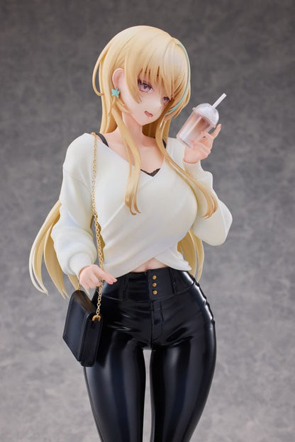 Original Character Statue 1/4 Aoi Koigakubo Illustrated by Fujiko Leather Pants Deluxe Edition 42 cm Image 3