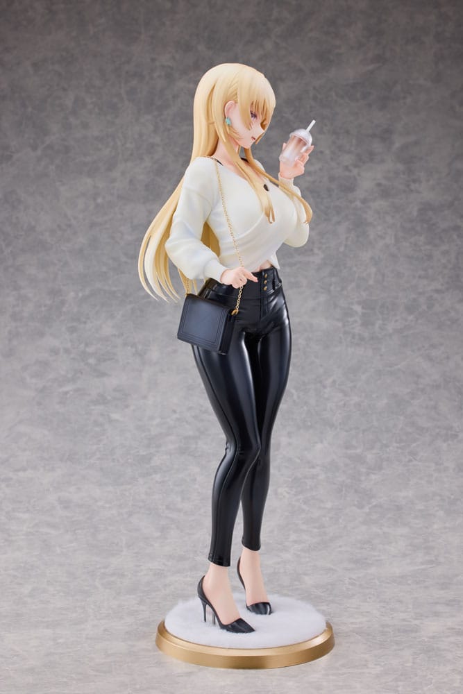 Original Character Statue 1/4 Aoi Koigakubo Illustrated by Fujiko Leather Pants Deluxe Edition 42 cm Image 4