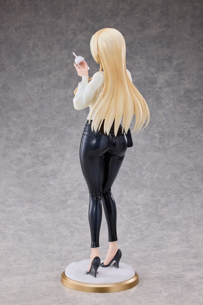 Original Character Statue 1/4 Aoi Koigakubo Illustrated by Fujiko Leather Pants Deluxe Edition 42 cm Image 6