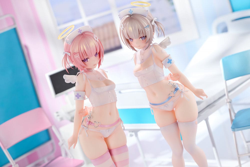 Original Character Statue 1/6 Suzu & Nagi Illustrated by Kuma 4-gou Set Edition 27 cm Image 3