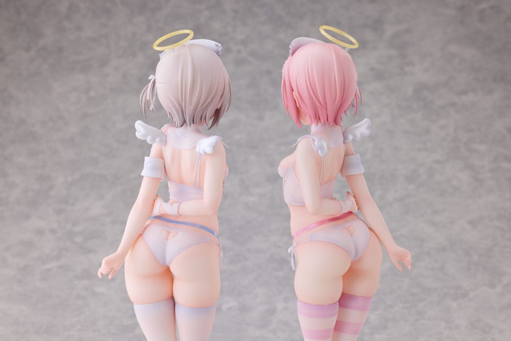 Original Character Statue 1/6 Suzu & Nagi Illustrated by Kuma 4-gou Set Edition 27 cm Image 5
