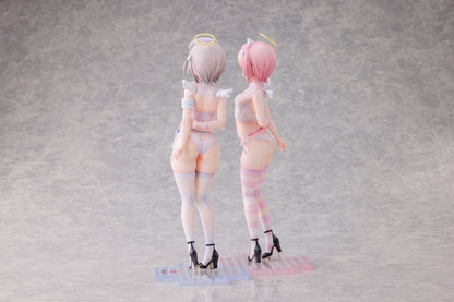 Original Character Statue 1/6 Suzu & Nagi Illustrated by Kuma 4-gou Set Edition 27 cm Image 7