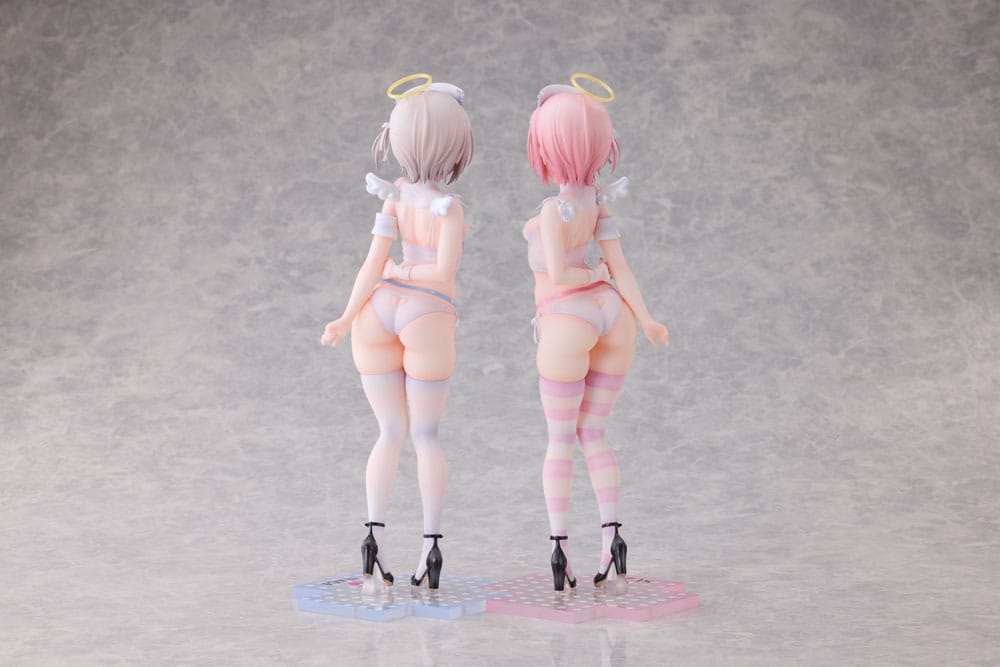 Original Character Statue 1/6 Suzu & Nagi Illustrated by Kuma 4-gou Set Edition 27 cm Image 8